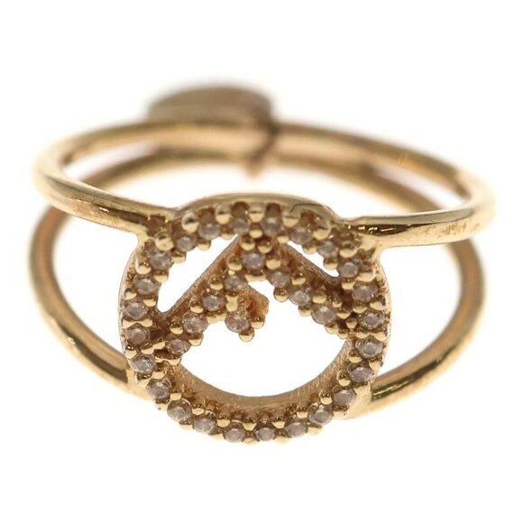 Fendi F's Rhinestone Ring - Picture 4 of 6